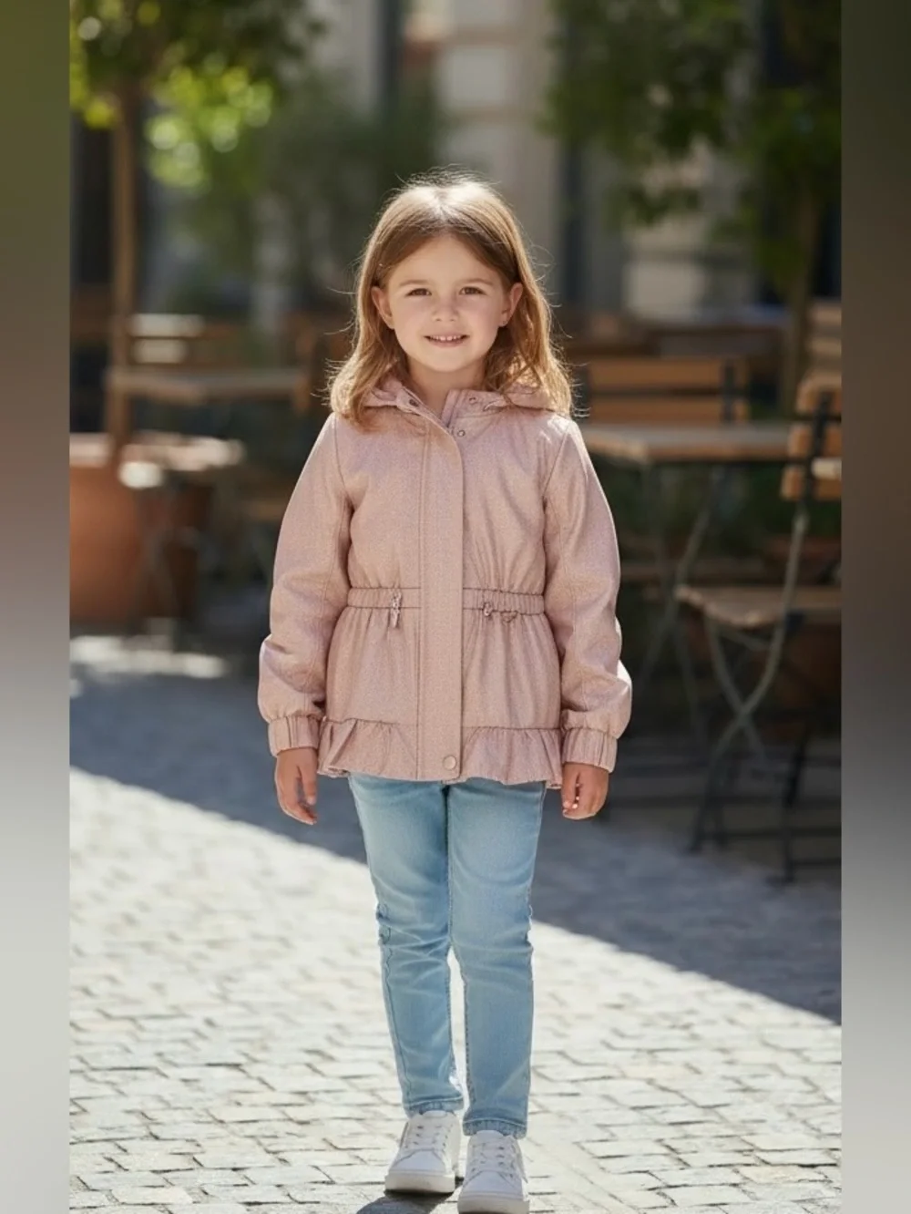 Little Lass Pink Jacket Size 4
